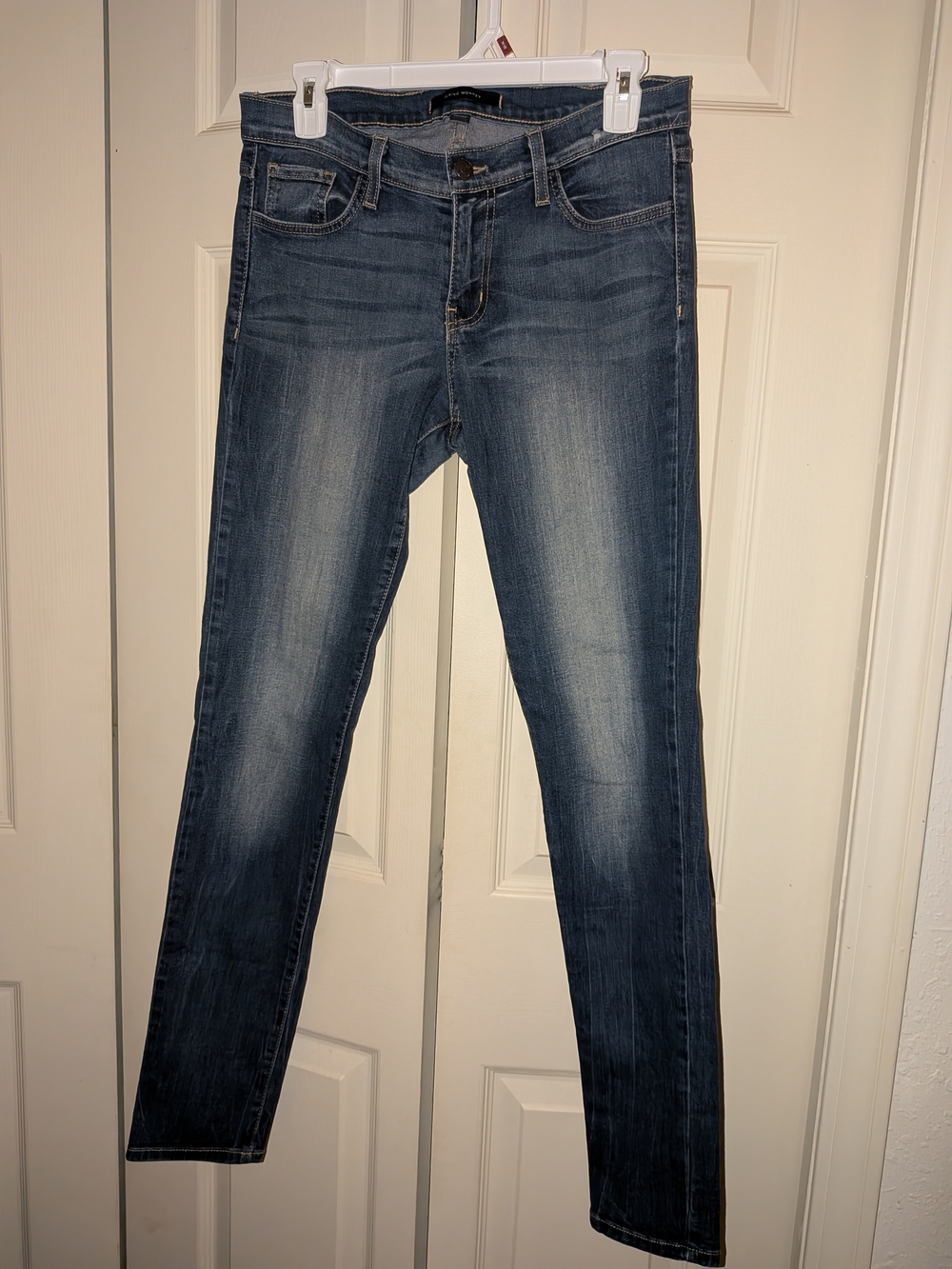 Flying Monkey Skinny Jeans in Dark Blue Wash